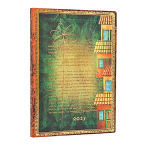 Paperblanks határidőnapló 2027 Garcia Marquez, 100 Years of Solitude Midi, (horizontal) puhafedelű