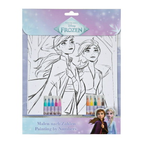 Scooli számok szerinti színező 10 db filctollal, Frozen (6)