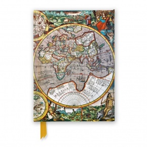 FTNB336 BSB Notesz (A5, vonalas) Antique map of the world (5)