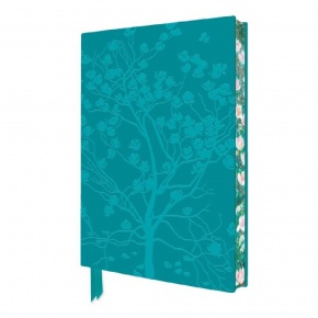 BSB notesz (A5,176 old., puhafedelű, mintás gerinc, vonalas) W.List: Magnolia Tree (6)