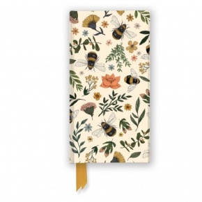 BSB notesz (8,2x15cm, 128 oldal, vonalas), Jade Mosinski: Garden Bees (6)