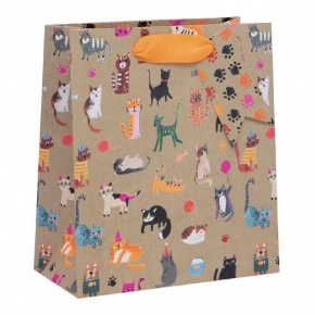 BSB Glick ajándéktasak (26x31,5x13,5 cm) Krafty Cats (4)