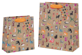 BSB Glick ajándéktasak (26x31,5x13,5 cm) Krafty Cats (4)