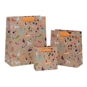 BSB Glick ajándéktasak (26x31,5x13,5 cm) Krafty Dogs (4)