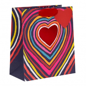 BSB ajándéktasak (20x22,5x10 cm) színes szíves, Big Love (6)