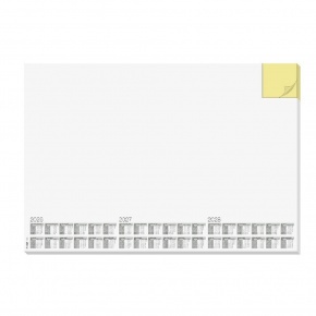 Sigel asztali könyöklő (59,5x41cm, 30lap), 3 éves naptárral, jegyzettömbbel (6)