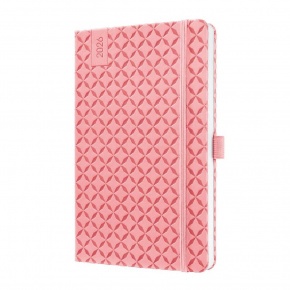 Sigel Jolie határidőnapló, 2026, 13,5x20,3 cm, heti, rózsaszín