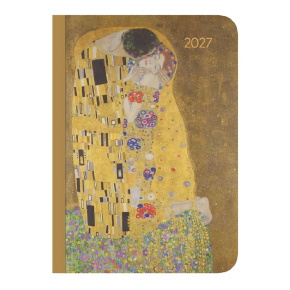 BSB határidőnapló (10,7x15,2 cm, heti) Klimt, Lady Journal 2027