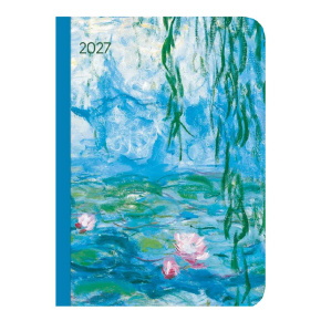 BSB határidőnapló (10,7x15,2 cm, heti) Monet, Lady Journal 2027