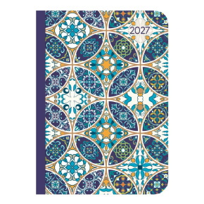 BSB határidőnapló (10,7x15,2 cm, heti) Oriental, keleti minta, Lady Journal 2027