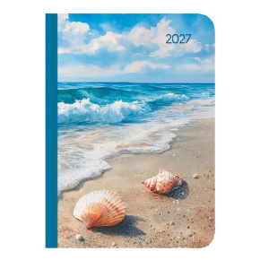 BSB határidőnapló (10,7x15,2 cm, heti) Beach, tengerpart, Lady Journal 2027