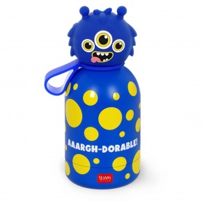 KSSB0002 Legami kulacs, gyerek, duplafalú rozsdamentes acél, 310 ml, monster ON THE GO (5)
