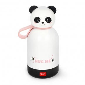 KSSB0005 Legami kulacs, gyerek, duplafalú rozsdamentes acél, 310 ml, pandás ON THE GO (5)
