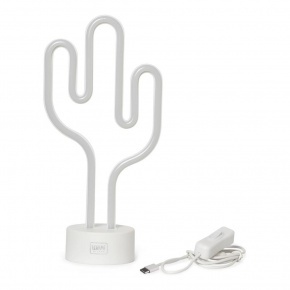 Legami LED lámpa, neon, kaktusz alakú HOME