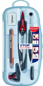 Maped körzőkészlet (7 részes, 1 szín) stop system/ rögzíthető lábbal