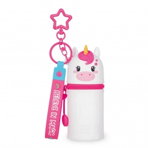 Legami kulcstartó, mini Kawaii tolltartóval, unikornisos