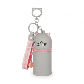 Legami kulcstartó, mini Kawaii tolltartóval, cicás