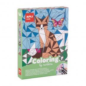 Miquelrius illusztrált színező lapok, számok szerint, kétvégű filctoll szettel (6)