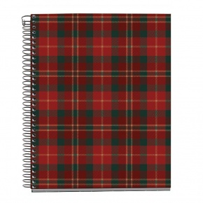 Miquelrius spirálfüzet, A5, 100 lap, vonalas, színregiszteres, keményfedeles Highland