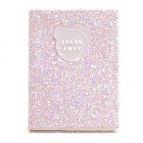 Miquelrius notesz, A6, 192 old. sima, csillogó, rózsaszín