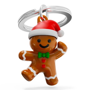 Metalmorphose CHOCLI kulcstartó, mézeskalács figura karácsonyi