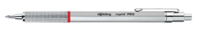 Rotring Rapid PRO Golyóstoll, 1,0 mm, nyomógombos, ezüst (web)