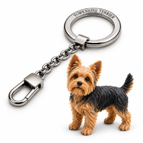 OXY 3D kutya kulcstartó, Yorkshire terrier