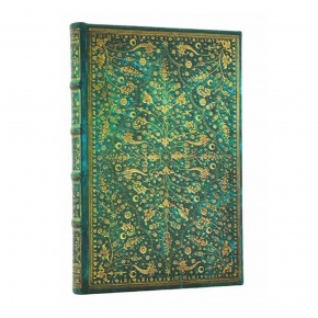 Paperblanks butikkönyv, Nature’s Grace, Emerald Flower, Mini, von. MEGSZ.