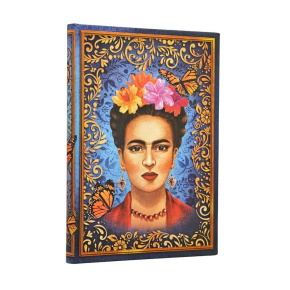 Paperblanks butikkönyv, Midi, sima, Viva Frida, The Colourful Portrait