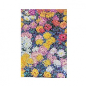 Paperblanks butikkönyv, Mini, sima, Monets Chrysanthemums