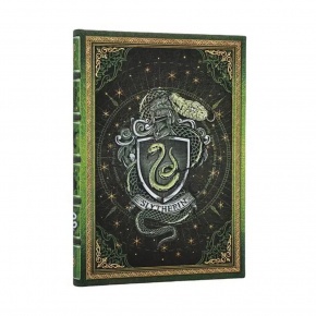 PBD6514 Paperblanks butikkönyv, Slytherin Journal, sima, midi, Harry Potter