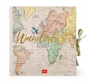 Legami fotóalbum/scrapbook szett, térképes - HOME