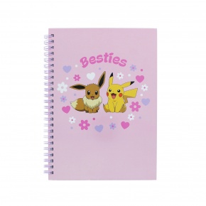 Blueprint spirálos notesz (A5), Pokemon Besties