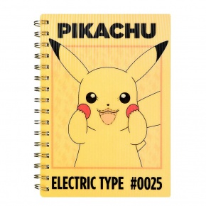 Scooli 3D spirálos notesz, Pokemon (6)