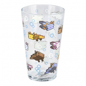 Grupo Erik üveg pohár (400ml), Axolotl, Minecraft (5)