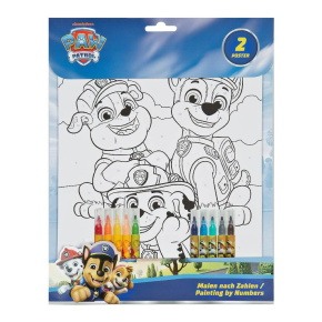 Scooli számok szerinti színező 10 db filctollal, Paw Patrol (6)