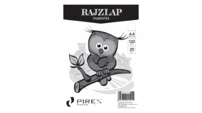Rajzlap A/4, 120gr, 20lap Famentes