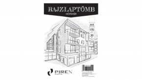 Rajzlaptömb A/4, 170gr, Hófehér