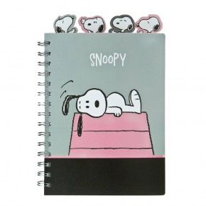Scooli spirálos projekt notesz (A5), Snoopy (6)