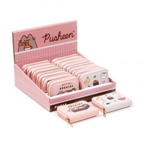 Puckator pénztárca (10x9 cm), Pusheen Sushi Club, 2 féle (6)