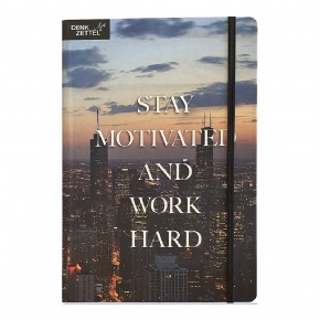 BSB Notesz (A5, 192 old. von.gumipántos) Denk Zettel Art, Stay motivated
