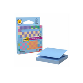 3M Post-it öntapadós Z-jegyzettömb (76x76 mm, 90lap) kék, Recycled 7100399315