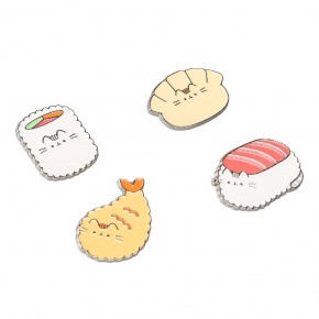 Grupo Erik kitűző szett (4db), Pusheen Sushi (6)