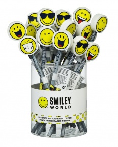 Scooli ceruza radírral, Smiley