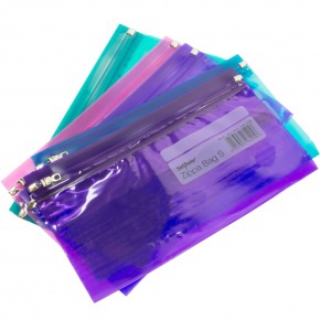 Snopake irattasak, zipzáros, 24x13 cm, Zippa-Bag S DL Electra, színes MEGSZŰNT
