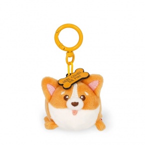 Legami kulcstartó, plüss figurával, corgy kutya HOME
