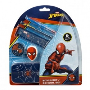 Scooli írószer szett (6 részes), Spider-Man