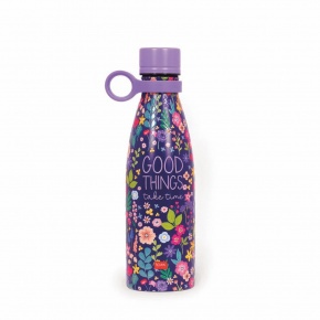 Legami kulacs, duplafalú rozsdamentes acél, 0,5 l, virágos ON THE GO