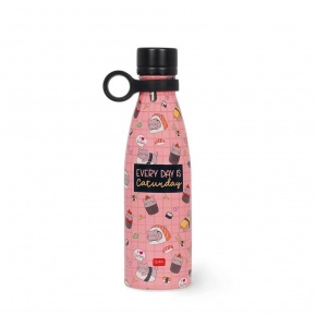 Legami kulacs, duplafalú rozsdamentes acél, 0,5 l, Sushicat ON THE GO