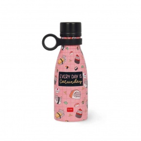 Legami kulacs, duplafalú rozsdamentes acél, 0,3 l, Sushi Cat, ON THE GO